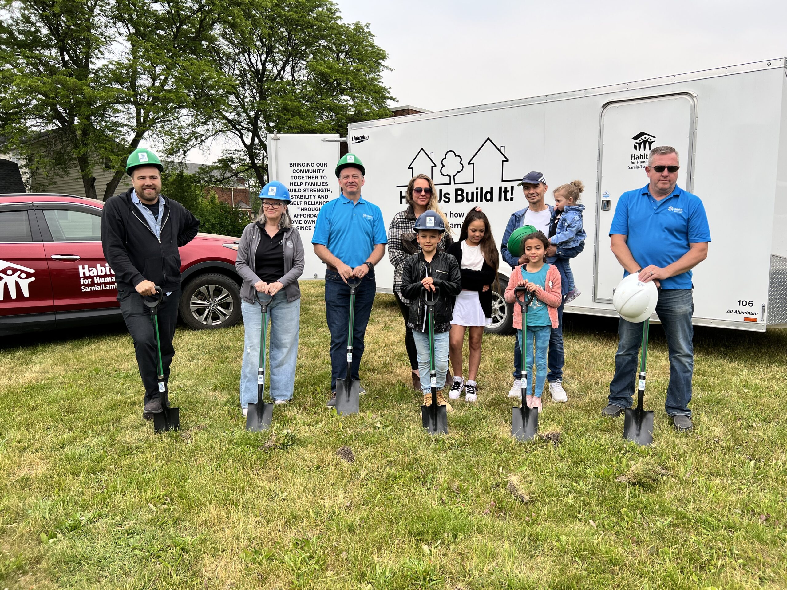 Emma Street Ground Breaking Habitat for Humanity SarniaLambton